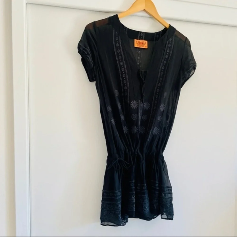 SALE 🔥JUICY COUTURE 100% Silk Navy Dress